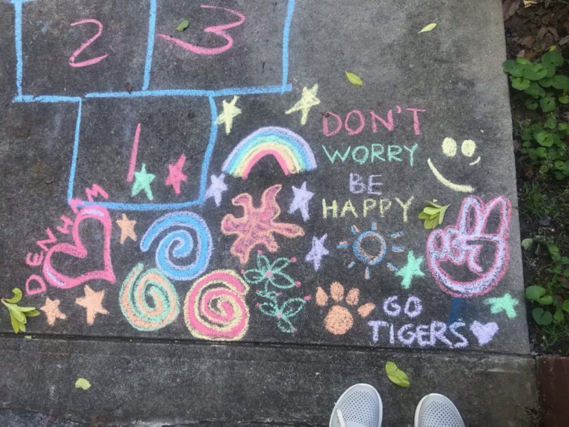 Sidewalk Chalk Hopscotch Ellie Lane, ©2021 Clemson Extension