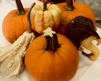 The easiest way to prepare the pulp of pumpkin or hard winter squash is to bake it in the oven. Adair Hoover, ©2018, HGIC, Clemson Extension