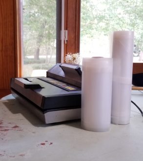 Vacuum packaging requires a vacuum sealing machine and bags. Millie Davenport, ©2020, Clemson Extension