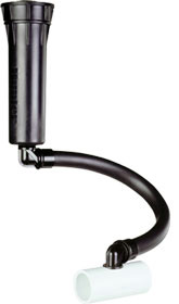 A spray head installed with swing pipe