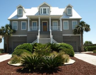 Coastal landscaping can be challenging due to salt exposure.