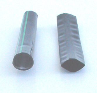Comparison of the thickness of drip tubing and drip tape.