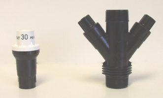 Pressure reglators made by two different manufactures