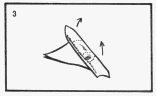 Sides folded toward the center of the package
