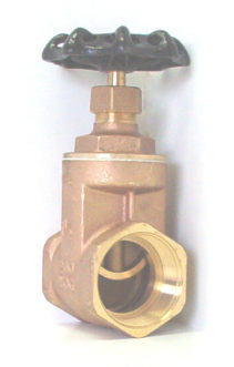 Typical gate valve.