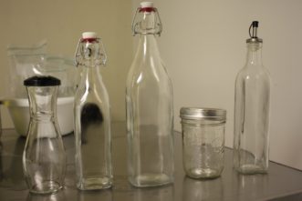 Use properly sanitized bottles for infusing oil.