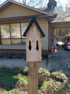 Butterfly houses are easily constructed to almost any size or design.