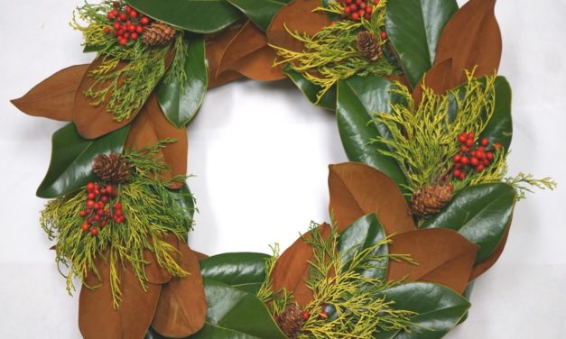 How to Make a Stunning Magnolia Wreath
