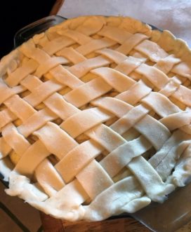Start your kids in the kitchen early. One day they may make beautiful pies!