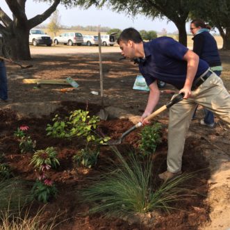 Contractor training for rain gardens and shoreline buffers was recently held at Sandhill REC.