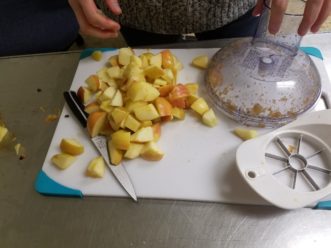 Food processors allow for easy puree of fruit, if straining the juice for flavoring.