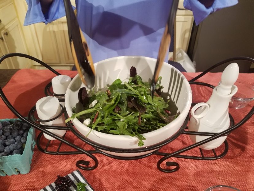 Rosemary Lemon salad stands alone, can be paired with fresh fruit, or makes a great side salad.