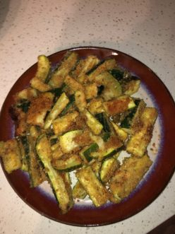 Try zucchini fries for a healthier alternative to French fries!