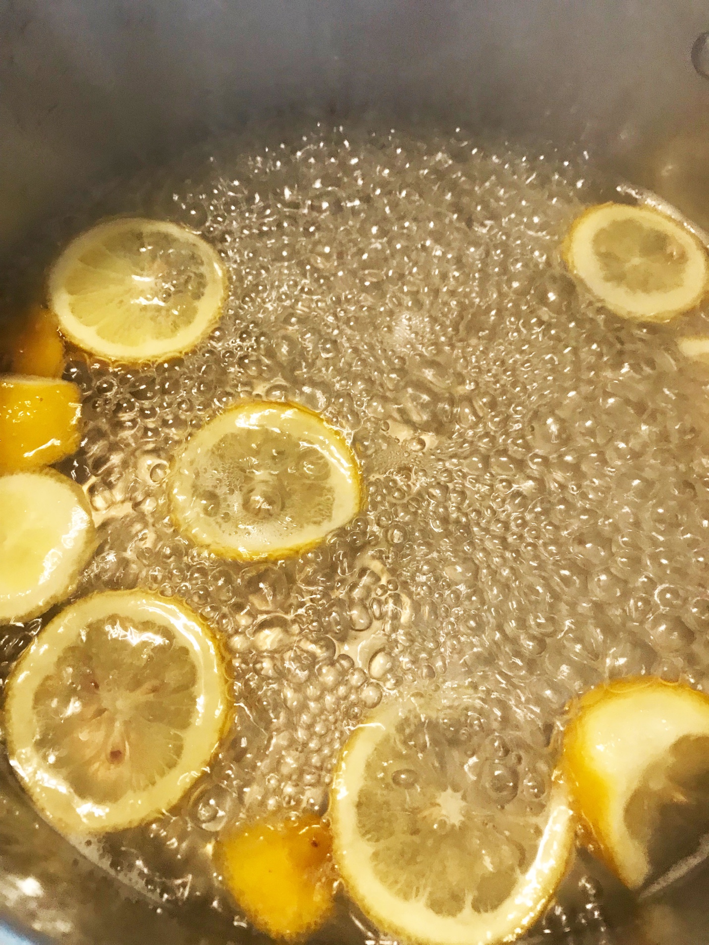 Bring syrup to rapid boil Bring syrup to rapid boil