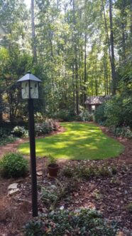 Water the newly laid sod lightly once or twice per day, depending upon air temperature and amount of sunlight exposure.