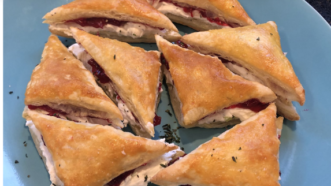 Cranberry Finger Sandwiches 