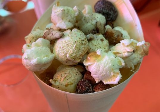 Pumpkin Pie Popcorn Mix with Raisins