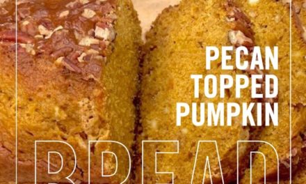 Pecan Topped Pumpkin Bread