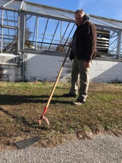 A sharp, long-handled, stirrup hoe is the perfect addition to any gardener’s toolbox.