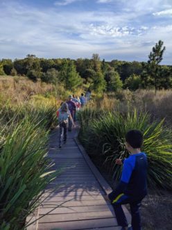 Junior Naturalists on the Natural Heritage Trail.