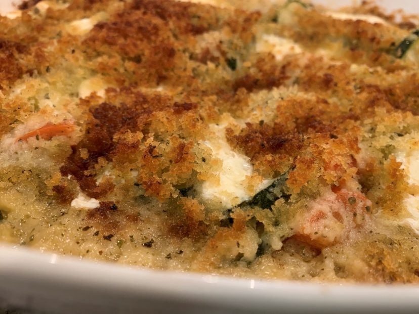 Fresh from the oven Italian Zucchini Gratin, fresh and easy to prepare. Kimberly Baker, ©2020 Clemson University