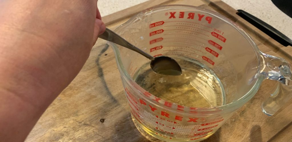 if-desired-add-10-to-15-drops-of-essential-oil-an Stir well to distribute the essential oil evenly.