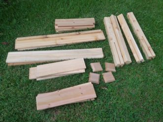 Large precut wooden planter kits are available and can make suitable miniature gardens. LayLa Burgess, ©2018 HGIC, Clemson Extension
