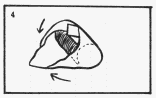 Package should be rolled to the end of the paper after sides are folded in