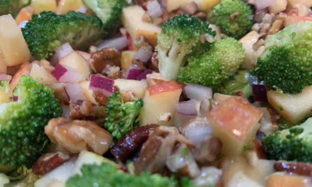 Broccoli, Apple, Pecan Salad