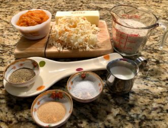 Adding pumpkin, muenster cheese, and garlic to grits might take a leap of faith! Adair Hoover, ©2020, HGIC, Clemson Extension