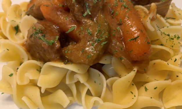 Pickle Steak Stew (aka Lazy Beef Rouladen)