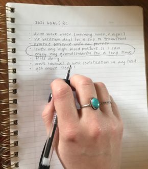 When you set goals that serve others as well as yourself, you are more likely to stay motivated and follow-through. We discuss setting achievable goals in Sessions 1 and 8 of the Hypertension Management Program. Ellie Lane, ©2020, Clemson Extension