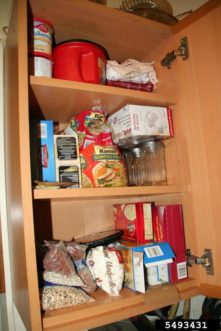 Do not leave any food out or uncovered. Always store food in tightly covered containers.©Liz Kasameyer, Johns Hopkins School of Public Health, Bugwood.org 