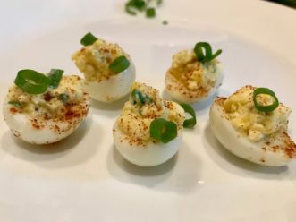 Deviled Quail Eggs. Simple and Southern. Adair Hoover 2021, HGIC, Clemson University