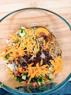 Place ingredients into the bowl and mix well. Chase McIntosh Baillie, Clemson Extension