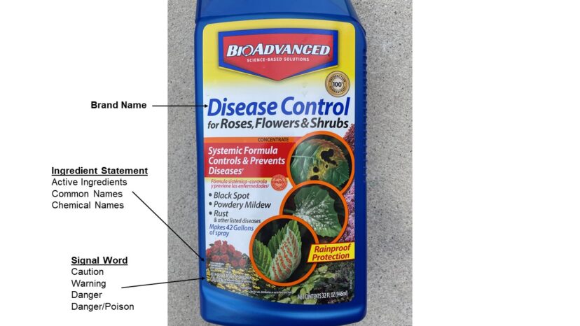 Fig. 1 An example of a pesticide label.