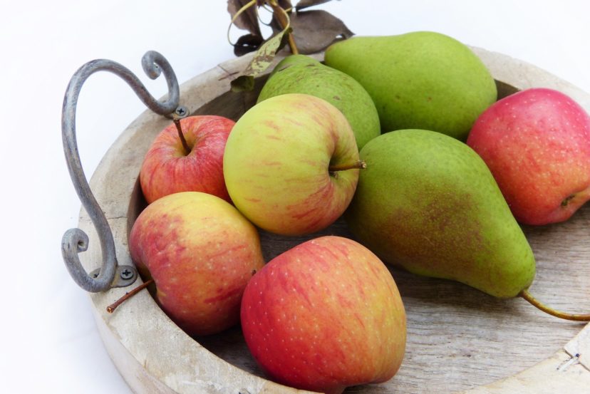 Use apple and pears to create a Waldorf salad.