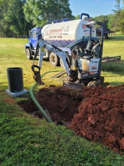 Figure 5. Septic system maintenance, Pickens County, SC.
