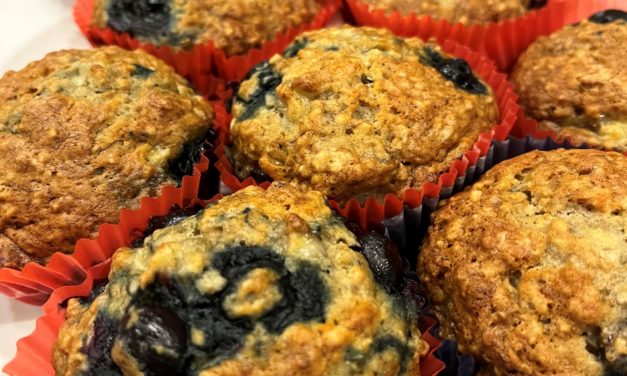 Banana Blueberry Muffins