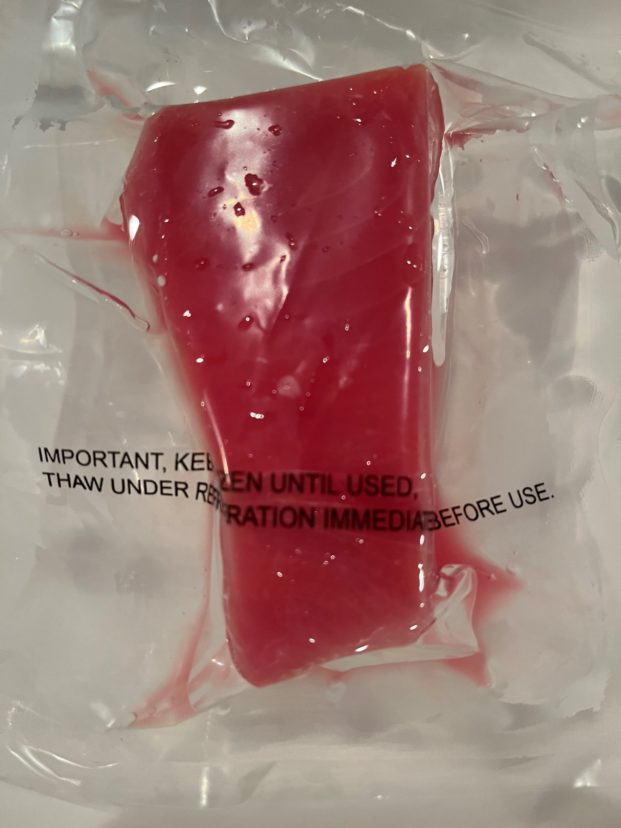 When in doubt, follow manufacturer’s directions for thawing frozen fish in vacuum packaging.