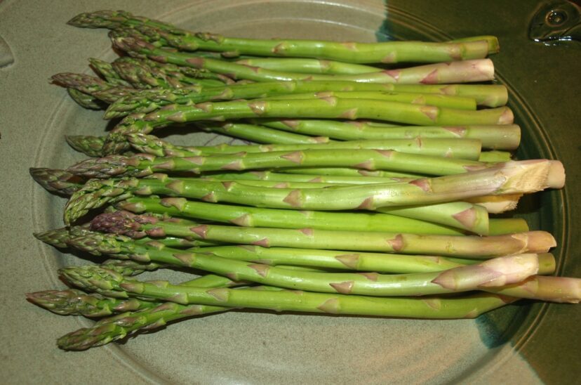 Asparagus spears are a delicious early spring vegetable.