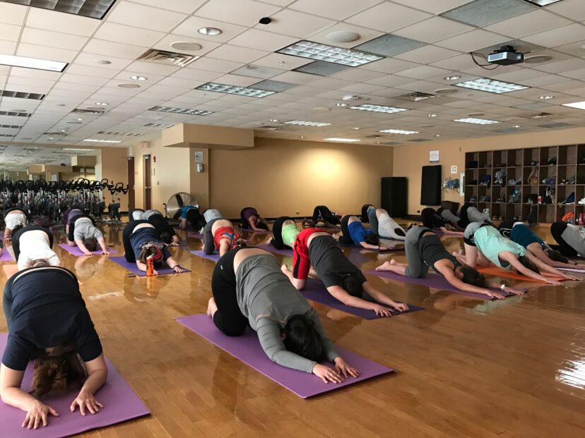 Group fitness classes are designed to be appropriate for all ages, mobility levels, and body sizes.