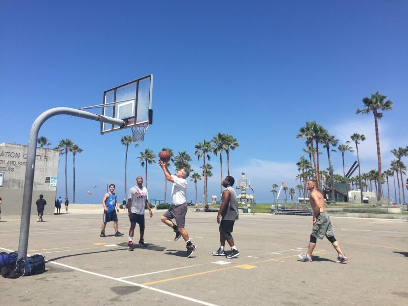 Playing sports with your buddies can help improve physical health as you get active and mental health by finding social support in your community.