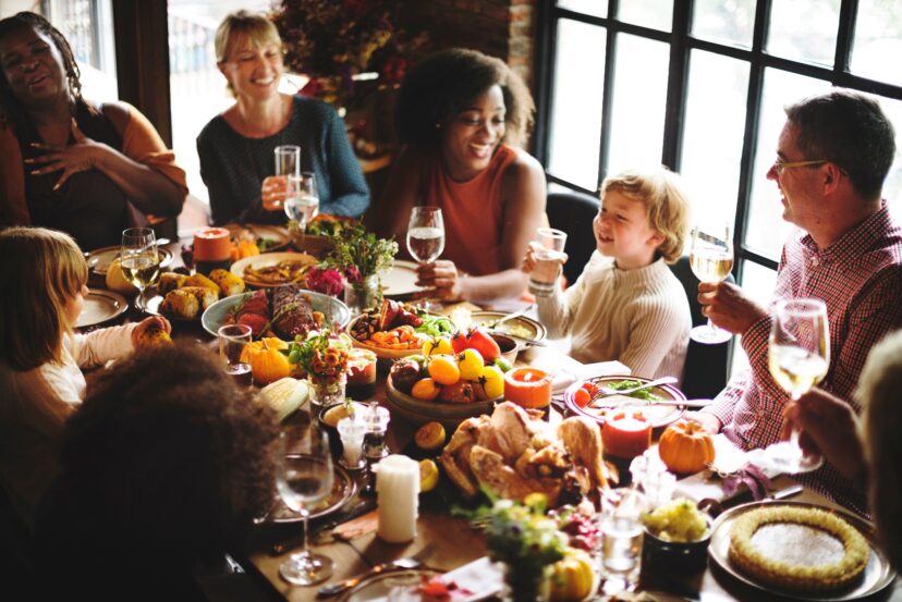 Many families will gather for holiday traditions, and feasting with family is part of many holiday celebrations.