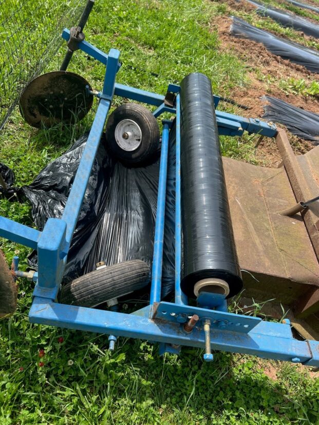 Solar shrink mulch will then be laid to retain soil moisture, heat the soils faster, and reduce weed pressure.Jhessye Moore-Thomas, ©2024, Clemson Extension