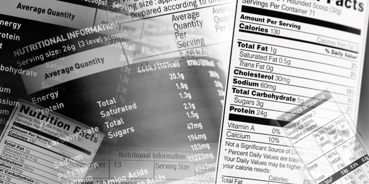 Understanding food labels or the nutrition facts label comes in handy.