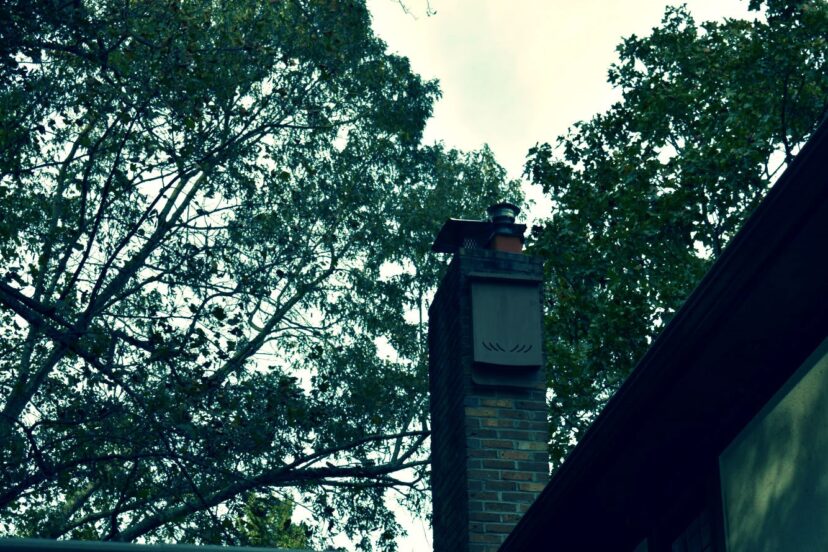 A bat house provides a roosting site for bats in the home landscape.