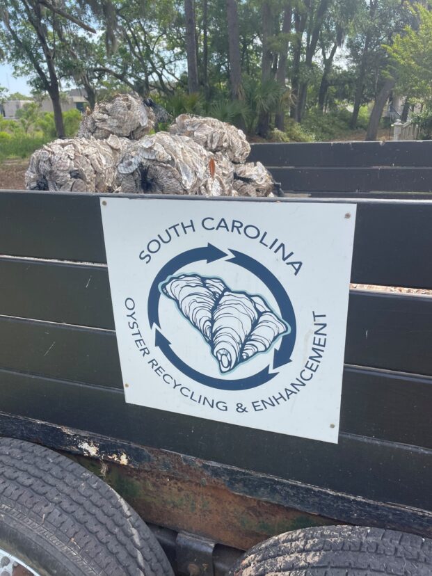 SCDNR Score Program and Oyster Bags.