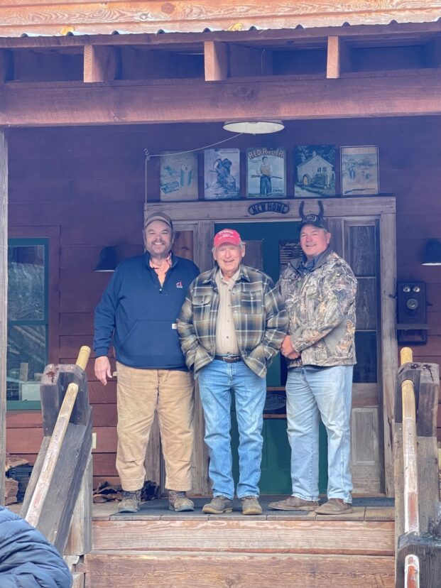 Phil Sandifer with sons Scotty (Left) and Chris (Right).