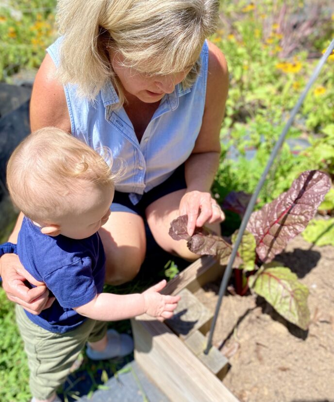 When children help care for a garden, they're more likely to try new vegetables and develop healthy eating habits.